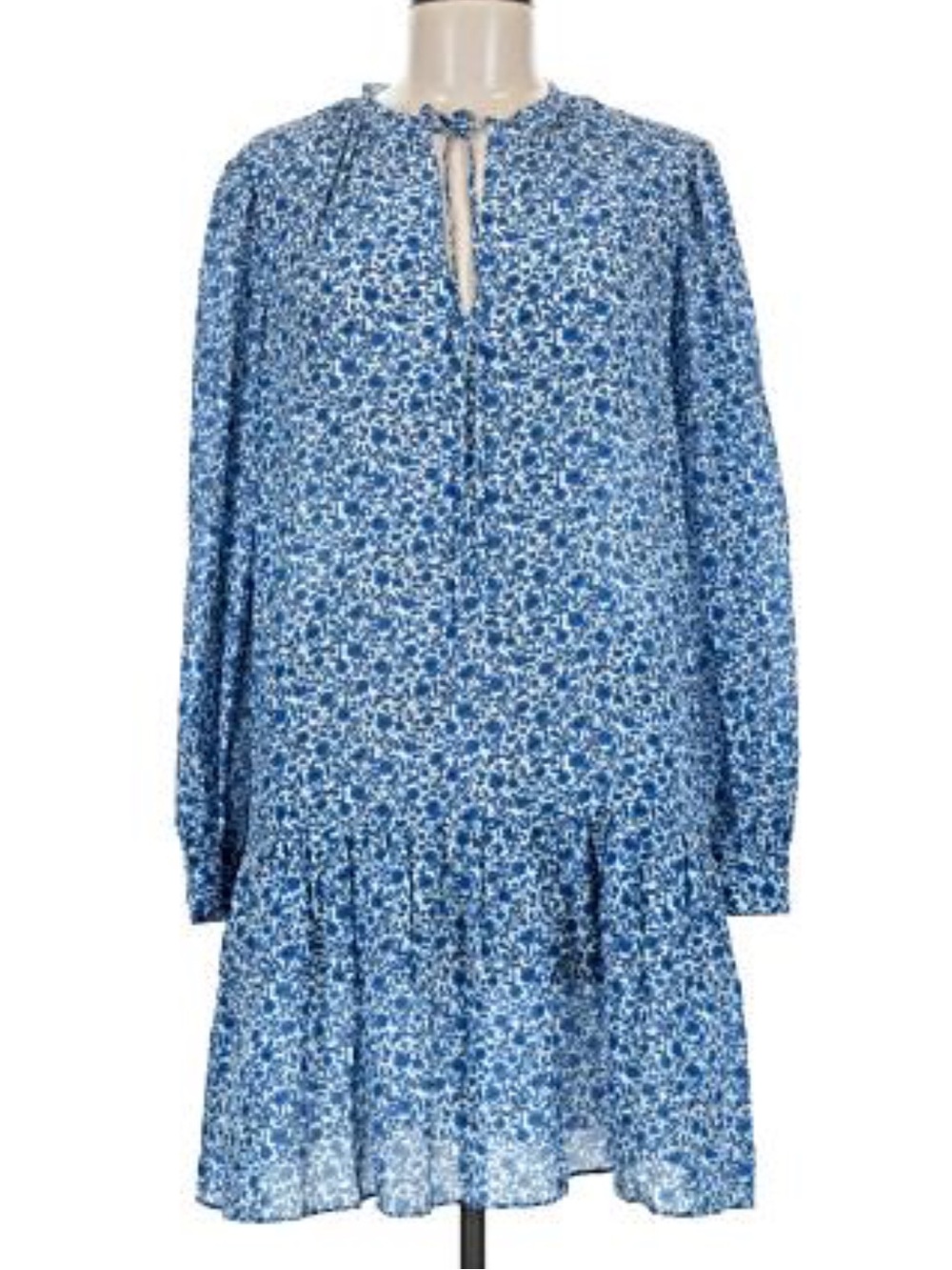 Rebecca Taylor 100% Silk Floral Mini Dress - Size S
